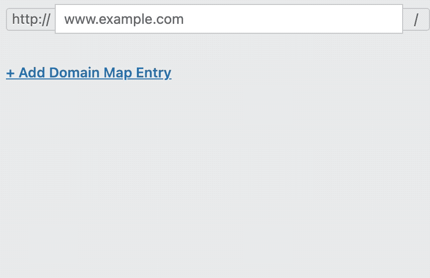 Add Unlimited Domain Map Entries
